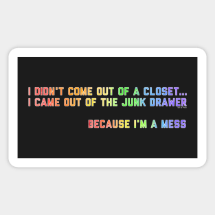 I'm a mess Sticker